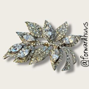 Rhinestone Brooch – Old Hollywood Glamour – 2”